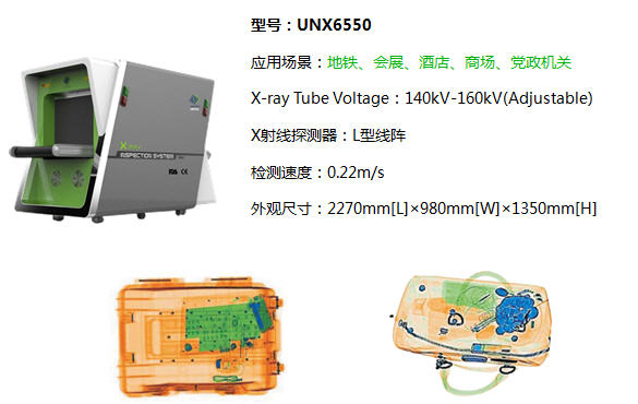 UNX系列X光安检机6550